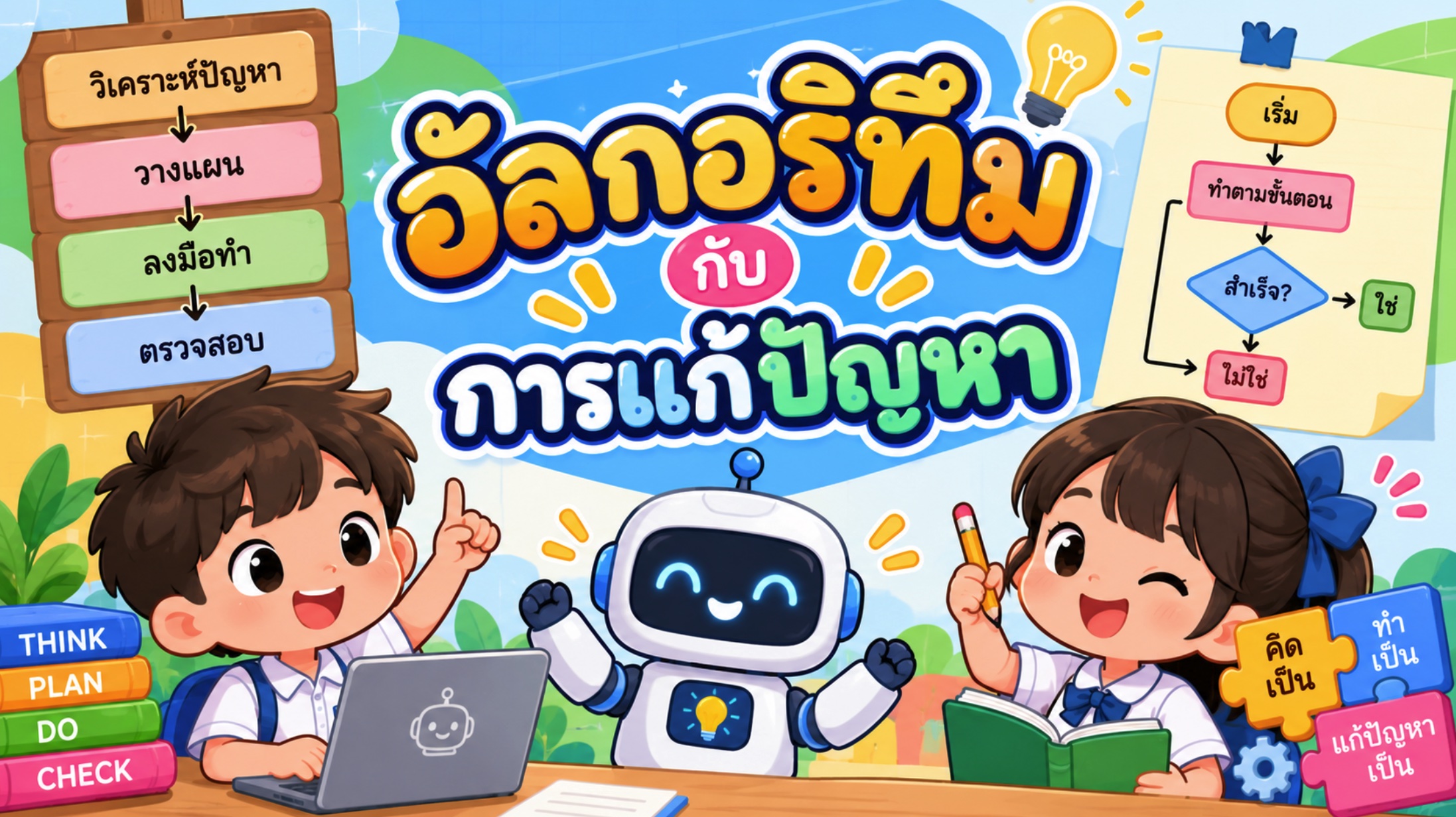 อัลกอริทึมกับการแก้ปัญหา